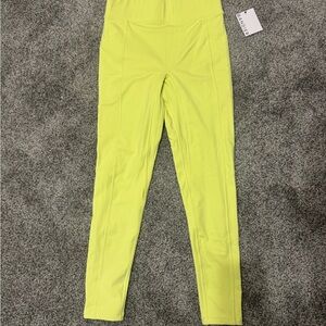 Bandier Luxury Yellow High-Waisted Leggings